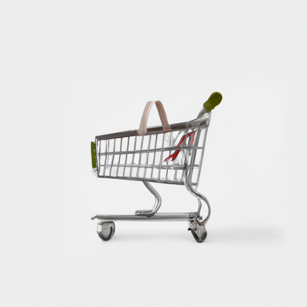 Empty shopping cart illustration